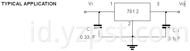 Integrated regulator IC 7812